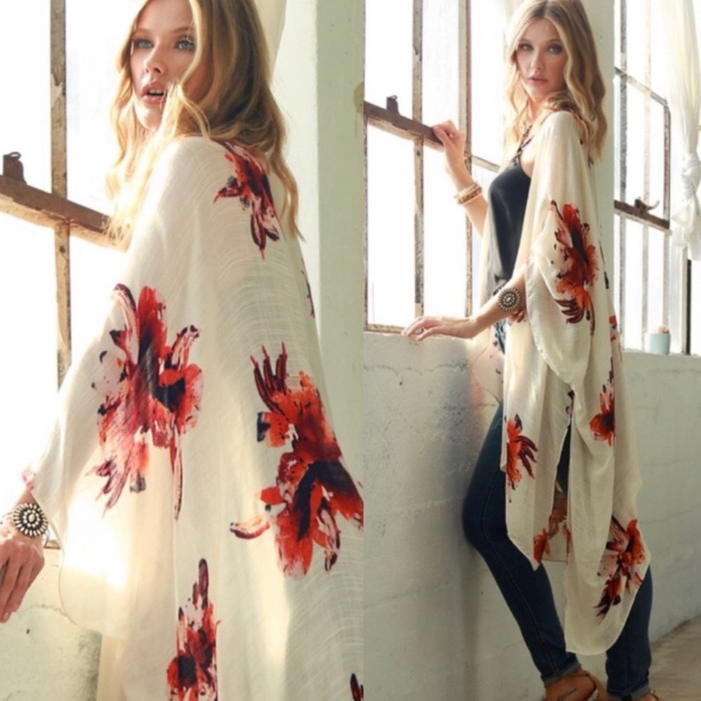 Melinda Floral Kimono